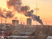 Ukrajina zasáhla dronovým útokem rafinerii u Rjazan. (13. bezna 2024)