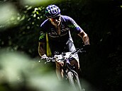 Petr Vako na horském kole
