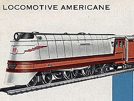Model parní lokomotivy Milwaukee Road Class A