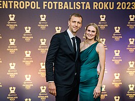 Tomá� Sou�ek s man�elkou Natálií
