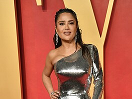 Salma Hayeková na Vanity Fair Oscar party (Los Angeles, 10. bezna 2024)