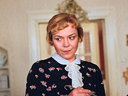 Dagmar Havlová (tenkrát Ve�krnová) v seriálu Bylo nás p�t (1994)