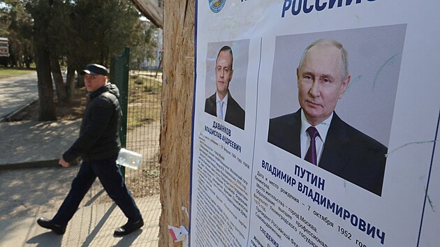 Jevpatorija. Kampa ped ruskmi prezidentskmi volbami na Krymu (8. bezna 2024)