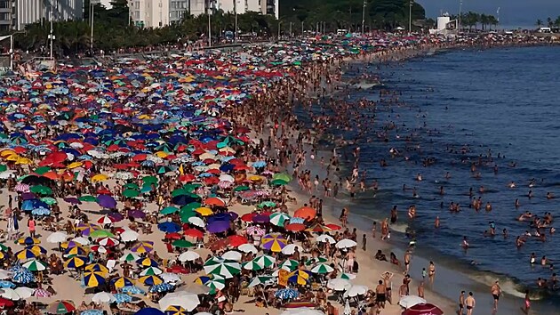 Brazlii suuje nesnesiteln horko. V Riu byla pocitov teplota 62,3 stupn