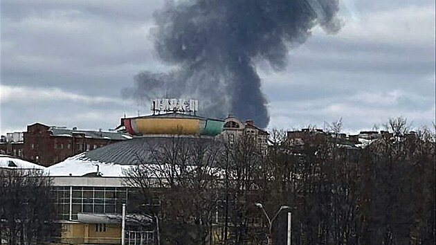 V rusk Ivanovsk oblasti vchodn od Moskvy se ztilo vojensk dopravn letadlo Iljuin Il-76 s 15 lidmi na palub. (12. bezna 2024)