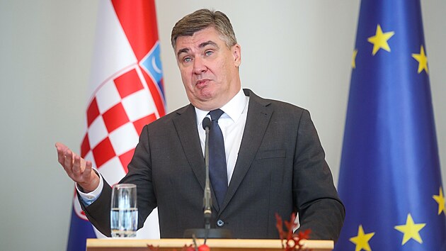 Chorvatsk prezident Zoran Milanovi (10. jna 2023)