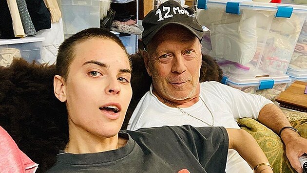 Bruce Willis a jeho dcera Tallulah (2020)