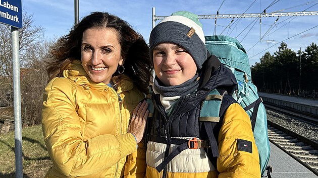 Radka Fi�arov� se synem (2024)