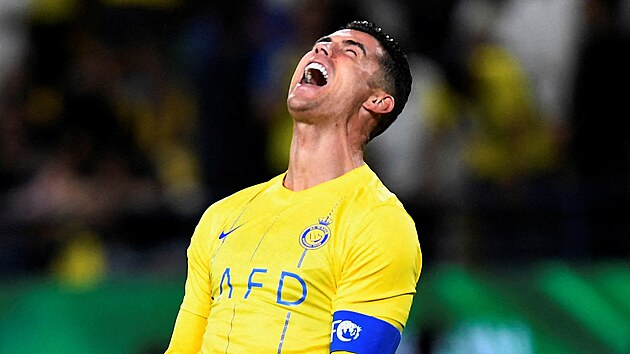 Cristiano Ronaldo z an-Nasr lituje promarnné stelecké píleitosti.