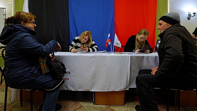 Rusk prezidentsk volby v okupovanm Doncku (16. bezna 2024)