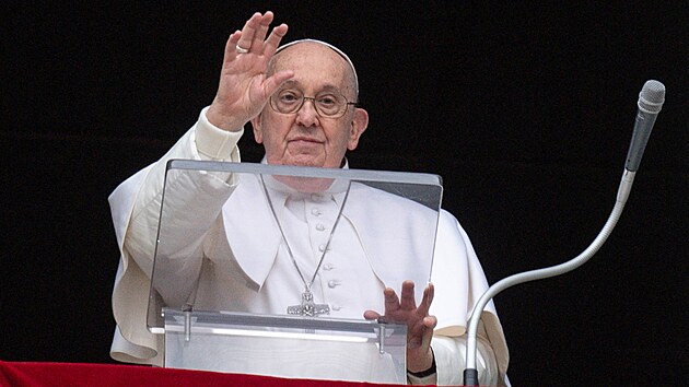Pape Frantiek ve Vatikánu (10. bezna 2024)