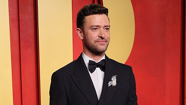 Justin Timberlake na Vanity Fair Oscar party (Los Angeles, 10. bezna 2024)