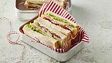 Sendvi� se �unkou a s�rem