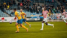 Momentka z utkání FK Viktoria �i�kov - SFC Opava.