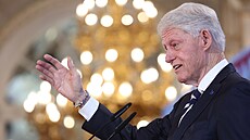 Americký exprezident Bill Clinton vystoupil na konferenci Nae bezpenost není...