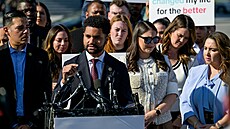 Protest ped Kapitolem proti chystané legislativ, která by v USA zakázala...