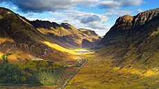 Údolí Glen Coe je pova�ováno za jedno z nejkrásn�j�ích míst Skotska.
