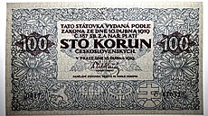 Ivan�ice 26. �ervence 2018 p�edstavily pam�tní stokorunu, kterou vydaly ke...