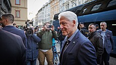 Bývalý americký prezident Bill Clinton opt navtívil jazzový klub Reduta. V...
