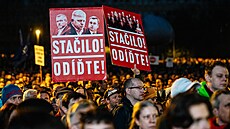 Slováci protestují proti vlád Roberta Fica a jejím zásahm do veejnoprávní...