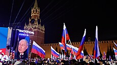 Ruský prezident Vladimir Putin slavil volební vítzství i 10. výroí pipojení...