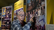 Ji�í Lábus na zahájení velké výstavy k �edesátinám Studia Ypsilon (18. b�ezna...