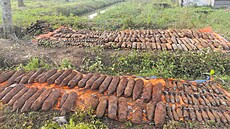 Nalezená munice pocházející z války ve Vietnamu (17. ervence 2023)