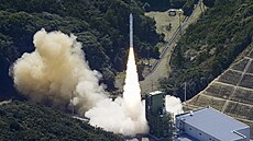Zábr startu  japonské rakety na tuhé palivo Kairos spolenosti Space One...