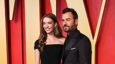 Nicole Brydon Bloomová a Justin Theroux na Vanity Fair Oscar party (Los...