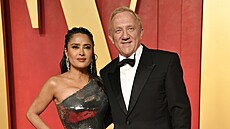 Salma Hayeková a Francois-Henri Pinault na Vanity Fair Oscar party (Los...