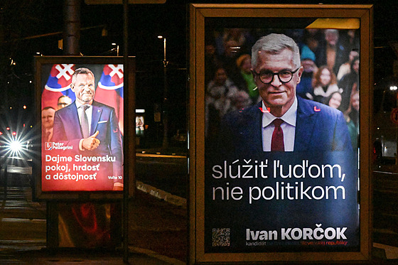 Pedvolební reklamy v Bratislav (23. bezna 2024)