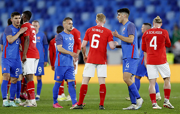 Fotbalisté Slovenska po bleskovém gólu podlehli v přípravě Rakousku