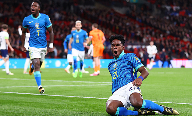 Endrick, nejmladší reprezentační střelec z Wembley. Bude z něj globální hvězda?