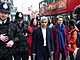 Londýnský starosta Sadiq Khan bhem kampan (25. bezna 2024)