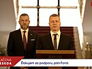 Pan Pellegrini je nejlepí volbou pro Slovensko, ekl Forró