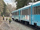 Osobní vlak srazil v Kladn-Rozdlov nezletilou dívku, skonila se zranním v...