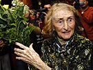Slovenská hereka Vilma Jamnická, 102 let