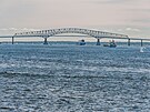 Most Francise Scotta Keye z parku Fort Armistead v Baltimoru.