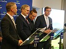 Premi�r Petr Fiala o z�v�rech jedn�n� v T�eb��i informoval spole�n� s ministry...