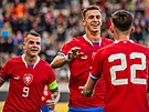 et fotbalist do jedenadvaceti let slav jeden z gl v kvalifikaci na Euro...