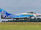 Eurofighter Typhoon ve speciálním zbarvení k edesátiletému výroí zaloení...