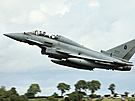 Eurofighter Typhoon italského letectva (Aeronautica Militare) ve dvoumístné...