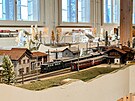 Modelová eleznice v technickém muzeu v Bergünu