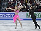 Kateina a Daniel Mrázkovi výrazem ve svém rytmickém tanci na mistrovství svta...