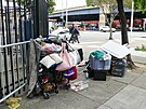 Bezdomovci se v San Jose utáboili i poblí sídel spoleností Uber, Twitter a...
