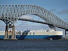 Francis Scott Key Bridge v americkém Baltimore na snímku z roku 2018