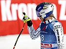 Ester Ledecká po dojezdu super-G v Saalbachu.