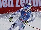 Ester Ledecká po dojezdu super-G v Saalbachu.