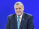 Debata slovenských prezidentských kandidát v televizi RTVS. Na snímku je...