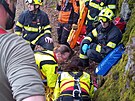 U Svatoboru na Karlovarsku spadl ze skály 13letý chlapec. (29. bezna 2024)